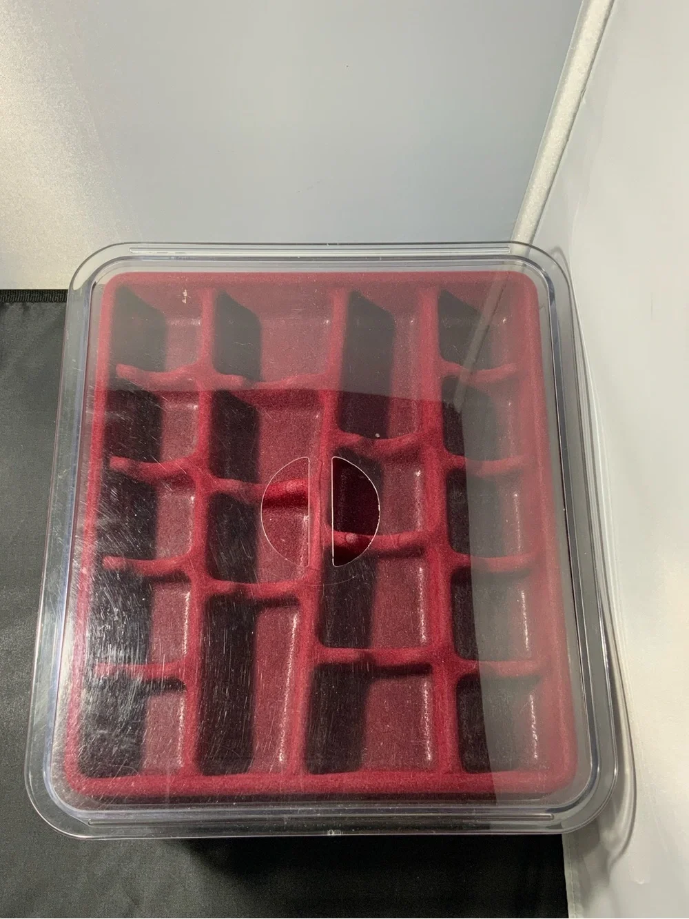 Set of 3 Plastic Stackable Jewelry Organizers - Vintage